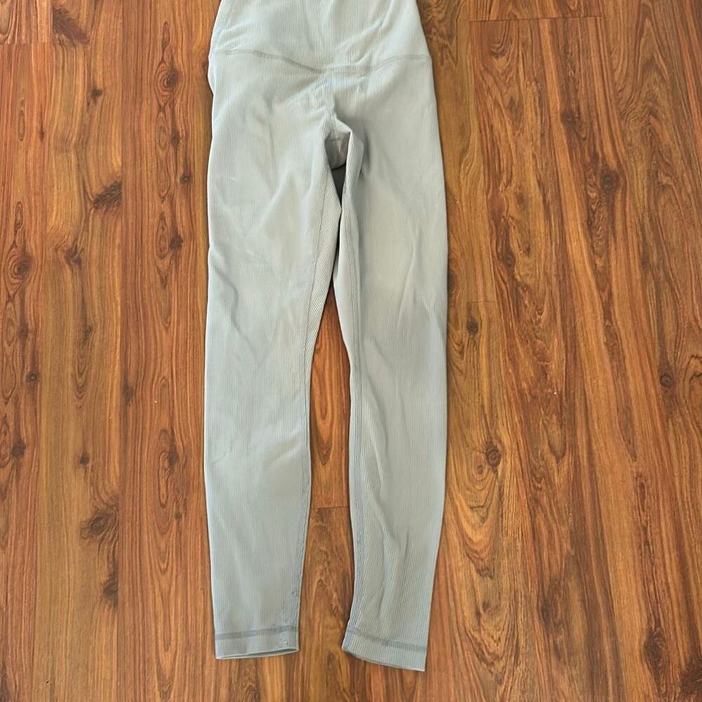 90 Degrees ribbed chill tech rib Eden ankle tight gray leggings S